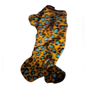 Nicole Miller Blue and Brown Pet Pj Or Outfit